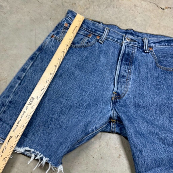 Levi's Blue Jean Shorts for Men - Picture 9 of 10